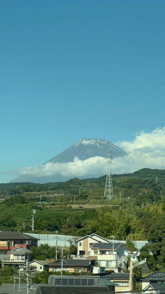 Fuji-san vom Shinkansen aus gesehen